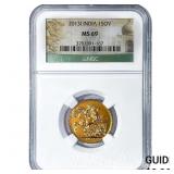 2013I India Sovereign NGC MS69