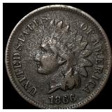 1866 Indian Head Cent NICELY CIRCULATED