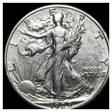 1929 Walking Liberty Half Dollar CLOSELY UNCIRCULA