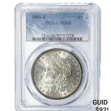 1881-S Morgan Silver Dollar PCGS MS66