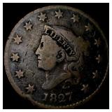 1827 Coronet Head Large Cent NICELY  CIRCULATED