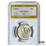 1934 Texas Half Dollar PGA MS67