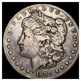 1890-CC Silver Morgan Dollar LIGHTLY CIRCULATED