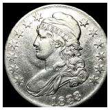 1833 Silver Capped Bust Half Dollar  UNCIRCULATED