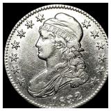 1832 Silver Capped Bust Half Dollar CHOICE AU