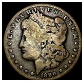 1890-CC Silver Morgan Dollar LIGHTLY  CIRCULATED