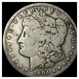 1904-S Silver Morgan Dollar NEARLY  UNCIRCULATED