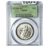 1925 Stone Mountain Half Dollar PCGS MS63