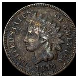 1870 Indian Head Cent NEARLY UNCIRCULATED