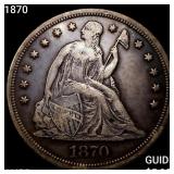 1870 Seated Liberty Dollar HIGH GRADE