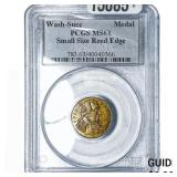 Wash-Succ Medal Small Size Reed Edge PCGS MS63