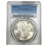 1883-CC Morgan Silver Dollar PCGS MS63