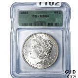 1885 Morgan Silver Dollar ICG MS64