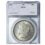 1878 Morgan Silver Dollar SEGS MS64+