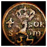1666 Sweden Copper 1/6 Ore HIGH GRADE
