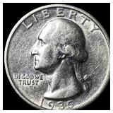 1935-D Silver Washington Quarter UNCIRCULATED