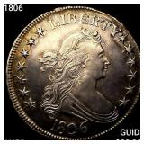 1806 Draped Bust Half Dollar CHOICE AU