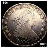 1806 Draped Bust Half Dollar NEARLY UNCIRCULATED