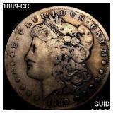 1889-CC Morgan Silver Dollar NICELY CIRCULATED+