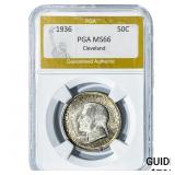 1936 Cleveland Half Dollar PGA MS66
