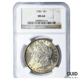 1886 Morgan Silver Dollar NGC MS64