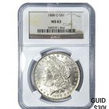 1888-O Morgan Silver Dollar NGC MS63