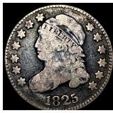 1825 Silver Capped Bust Dime NICELY  CIRCULATED