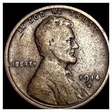 1914-D Lincoln Wheat Cent NEARLY UNCIRCULATED
