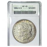 1896-S Morgan Silver Dollar ANACS EF45