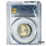 1936 Washington Silver Quarter PCGS MS68
