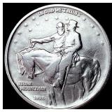 1925 Stone Mountain Silver Half Dollar  CLOSELY U