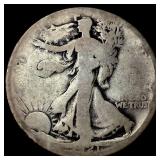 1921-S Silver Walking Liberty Half Dollar  NICELY