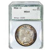 1904-O Morgan Silver Dollar PGA MS64