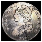1836 Capped Bust Half Dollar NEARLY  UNCIRCULATED