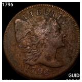 1796 Liberty Cap Large Cent NEARLY UNCIRCULATED