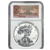 2012-S Silver Eagle NGC PF69