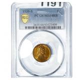 1930-S Wheat Cent PCGS MS64 RB