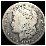 1892-CC Silver Morgan Dollar NEARLY  UNCIRCULATED