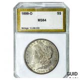 1899-O Morgan Silver Dollar PCI MS64
