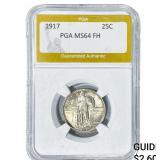 1917 Standing Liberty Quarter PGA MS64 FH
