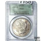 1885-O Morgan Silver Dollar PCGS MS63