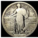 1917 type 1 Silver Standing Liberty Quarter  NICE