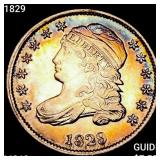1829 Capped Bust Dime CHOICE BU+