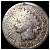 1864 Copper-Nickel Indian Head Cent NICELY  CIRCU