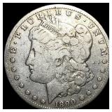 1890-CC Silver Morgan Dollar LIGHTLY  CIRCULATED