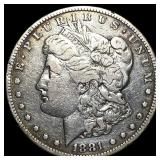 1881-CC Silver Morgan Dollar NEARLY  UNCIRCULATED