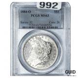 1884-O Morgan Silver Dollar PCGS MS63