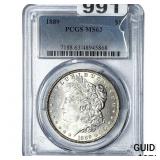 1889 Morgan Silver Dollar PCGS MS63