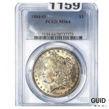 1884-O Morgan Silver Dollar PCGS MS64