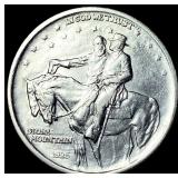 1925 Silver Stone Mountain Half Dollar  UNCIRCULA